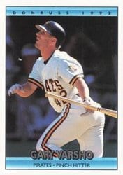 1992 Donruss Base Set Gary Varsho #644 card