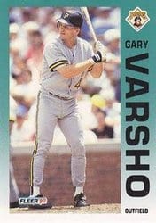 1992 Fleer Base Set Gary Varsho #571 card