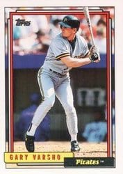 1992 Topps Base Set Gary Varsho #122 card