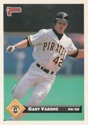 1993 Donruss Base Set Gary Varsho #42 card