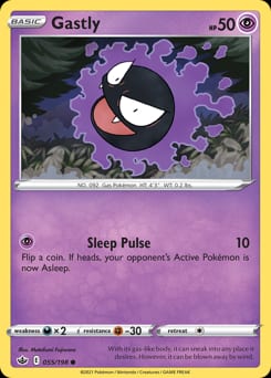 2021 Chilling Reign Gastly #55 card
