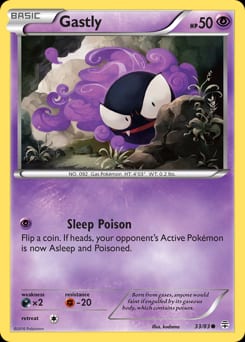 2016 Generations Gastly #33 card