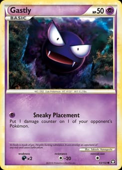 2010 HS—Triumphant Gastly #63 card
