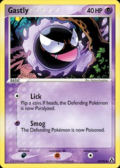 2006 Legend Maker Gastly #52 card
