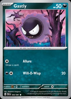 2024 Paldean Fates Gastly #55 card