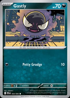 2025 Phantasmal Flames Gastly #54 card