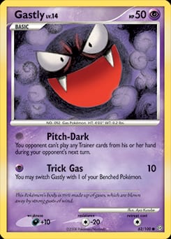 2008 Stormfront Gastly #62 card