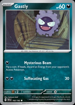 2024 Temporal Forces Gastly #102 card