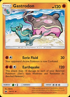 Crimson Invasion Gastrodon #54 card