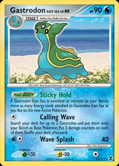Rising Rivals Gastrodon East Sea #21 card