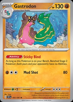 Surging Sparks Gastrodon #107 card