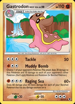 Rising Rivals Gastrodon West Sea #22 card