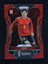 2022 Panini Prizm World Cup Gavi Red Mojo #223 card
