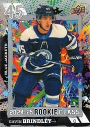 2024-25 Upper Deck 2024-25 Rookie Class Gavin Brindley #RC-6 card