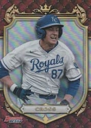 2022 Bowman's Best Prospective Royalty Gavin Cross #PR-7 card