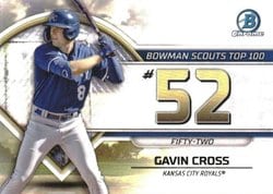 2023 Bowman Bowman Scouts Top 100 Gavin Cross #BTP-52 card