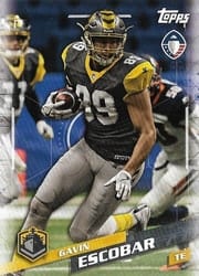 2019 Topps AAF Base Set Gavin Escobar #128 card