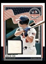 2025 Panini Stars & Stripes USA Materials Gavin Fien #USA-GF card