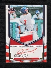 2025 Panini Stars & Stripes Collegiate National Team Signatures Gavin Grahovac #NTS-GG card