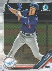 2019 Bowman Chrome Prospects Gavin Lux #BCP-130 card
