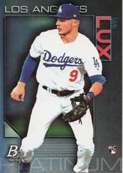 2020 Bowman Platinum Base Set Gavin Lux #12 card