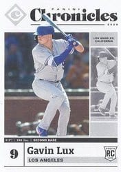 2020 Panini Chronicles Base Set Gavin Lux #35 card