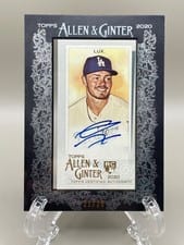 2020 Topps Allen & Ginter Mini Autographs Gavin Lux #MA-GL card