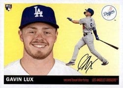 2020 Topps Archives Base Set Gavin Lux #78 card