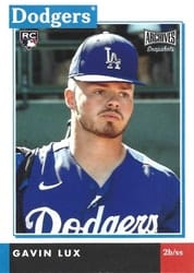 2020 Topps Archives Snapshots Base Set Gavin Lux #AS-GL card