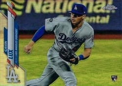 2020 Topps Chrome Base Set Gavin Lux #148b card