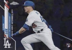 2020 Topps Chrome Update Base Set Gavin Lux #U-54 card