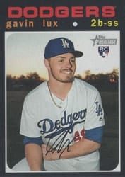 2020 Topps Heritage Base Set Gavin Lux #188 card