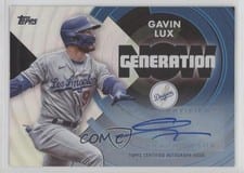 2022 Topps Update Generation Now Autographs Gavin Lux #GN-77 card