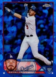 2023 Topps Chrome Sapphire Edition Base Set Gavin Lux #247 card