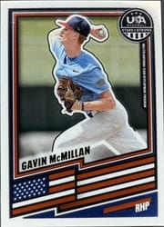 2026 Panini Stars & Stripes Prizm Base Set Gavin McMillan #111 card