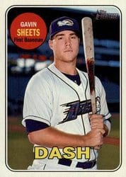 2018 Topps Heritage Minor League Base Set Gavin Sheets #55 card