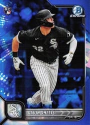 2022 Bowman Chrome Sapphire Edition Base Set Gavin Sheets #50 card