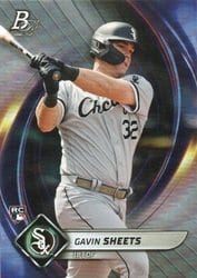2022 Bowman Platinum Base Set Gavin Sheets #37 card