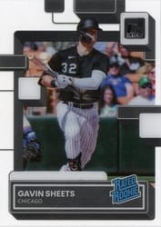 2022 Panini Chronicles Clearly Donruss Gavin Sheets #61 card