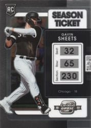 2022 Panini Chronicles Contenders Optic Gavin Sheets #6 card
