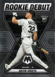 2022 Panini Mosaic Rookie Debut Gavin Sheets #RD-16 card