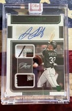 2022 Panini Three and Two Rookie Dual Jersey Autographs Gavin Sheets #RDJA-GS card