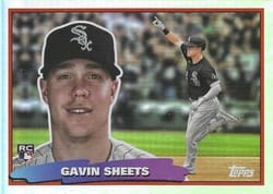 2022 Topps Archives 1988 Topps Big Foil Gavin Sheets #88BF-5 card
