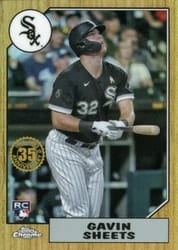 2022 Topps Chrome 1987 Topps Gavin Sheets #87BC-20 card