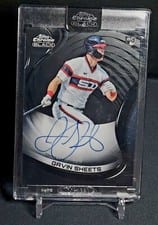 2022 Topps Chrome Black Autographs Gavin Sheets #CBA-GS card