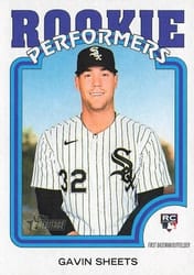 2022 Topps Heritage Rookie Performers Gavin Sheets #RP-9 card