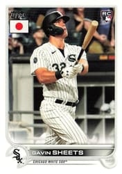 2022 Topps Japan Edition Base Set Gavin Sheets #156 card