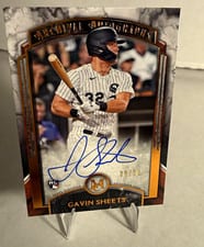 2022 Topps Museum Collection Archival Autographs Gavin Sheets #AA-GSHE card