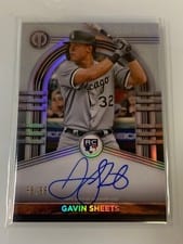 2022 Topps Tribute League Inauguration Autographs Gavin Sheets #LIA-GS card
