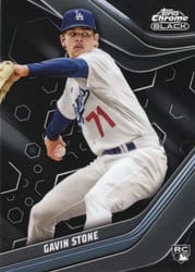 2023 Topps Chrome Black Base Set Gavin Stone #85 card